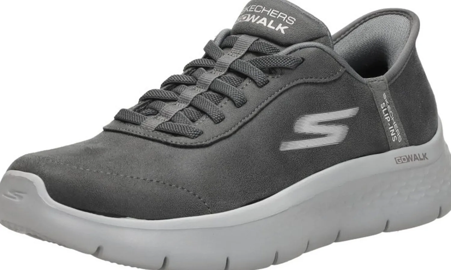 Skechers Slip-Ins: Go Walk Flex Donkergrijs Hot