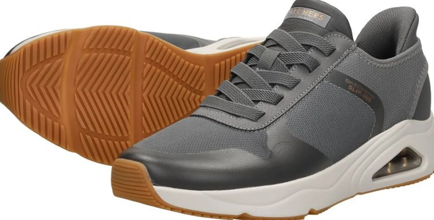 Skechers Slip-Ins: Tres-Air Uno Donkergrijs Clearance