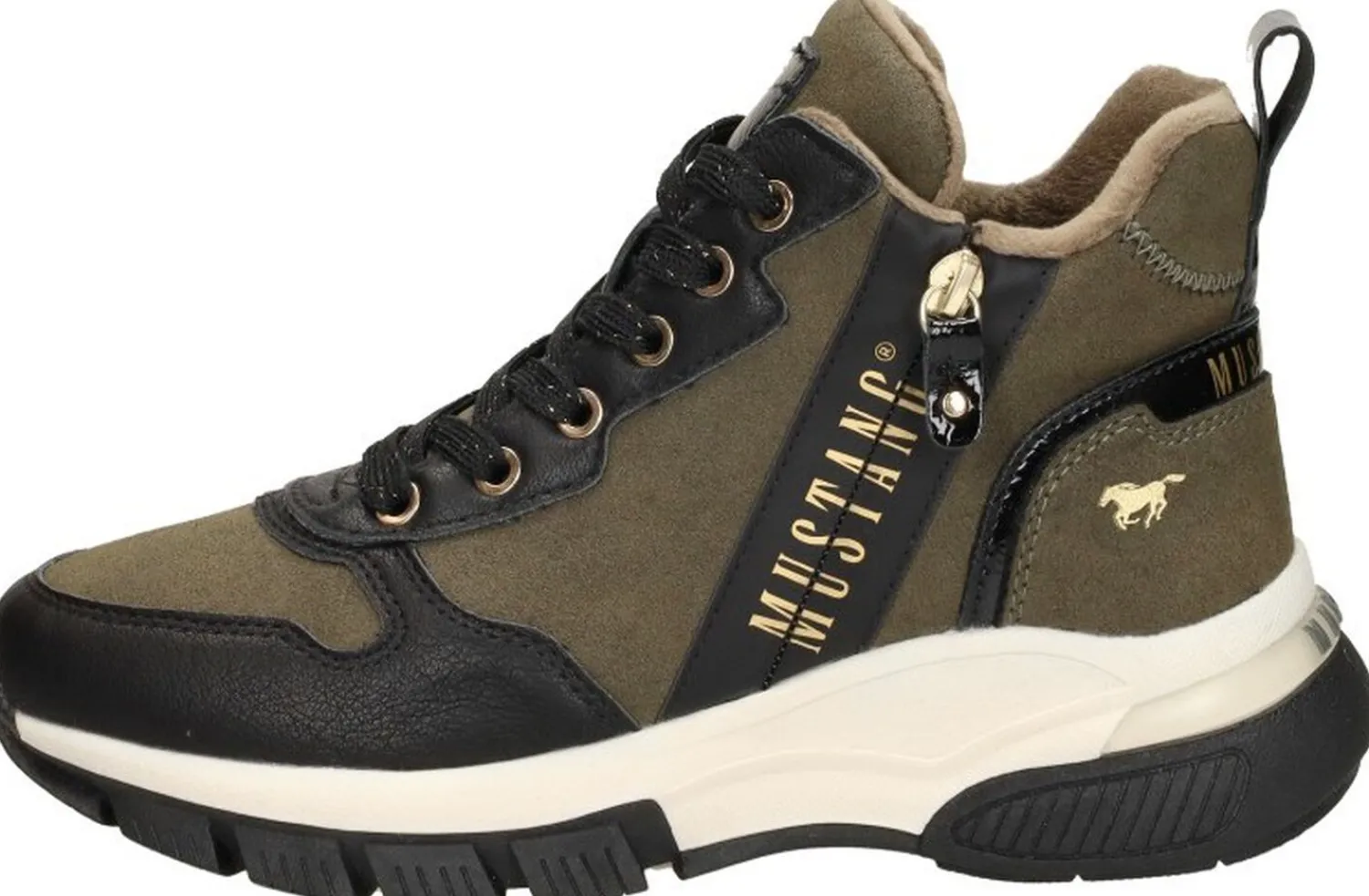 Mustang Sneakers Hoog Groen Online