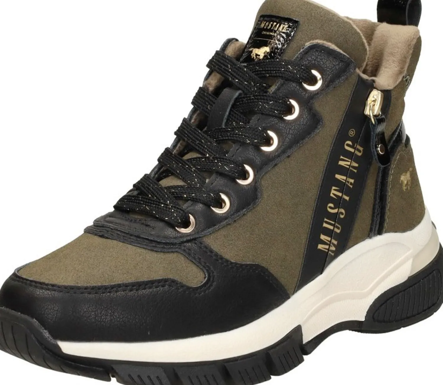 Mustang Sneakers Hoog Groen Online
