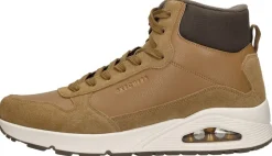 Skechers Sneakers Hoog Middelbruin Fashion