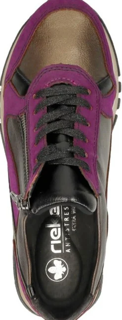 Rieker Sneakers Laag Fuchsia Online