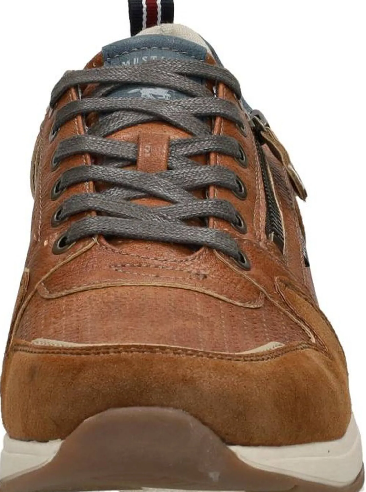Mustang Sneakers Laag Cognac Sale