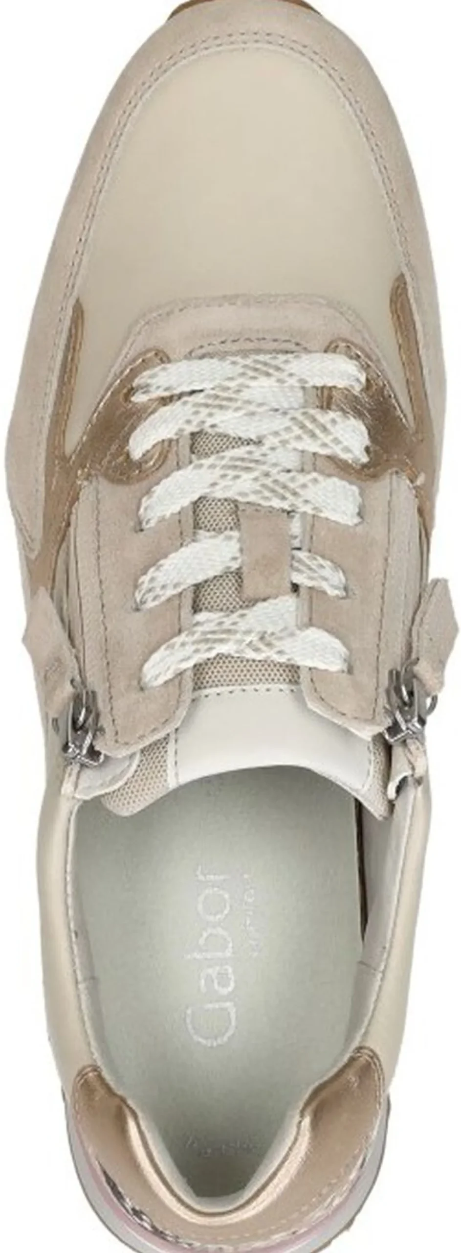 Gabor Sneakers Laag Beige Outlet