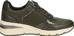 Tamaris Sneakers Laag Groen Fashion