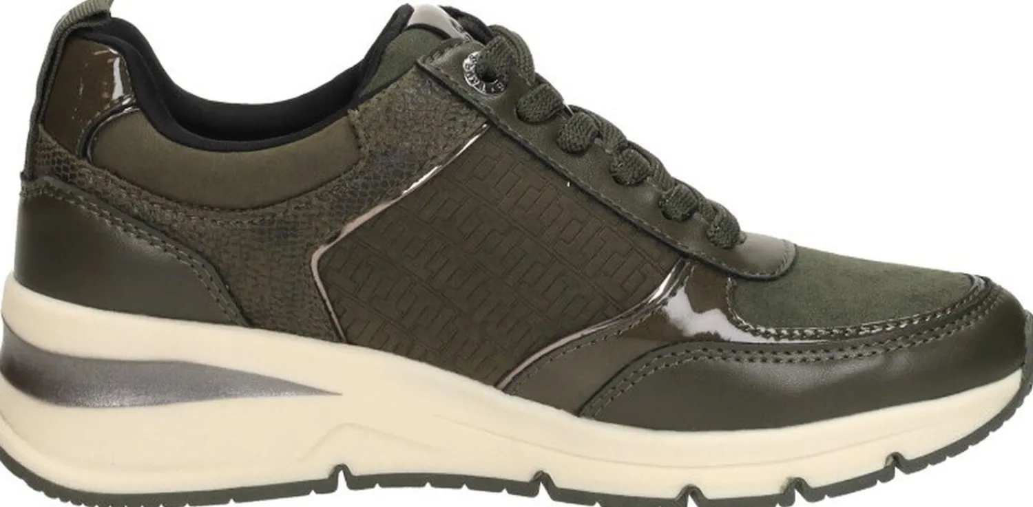 Tamaris Sneakers Laag Groen Fashion