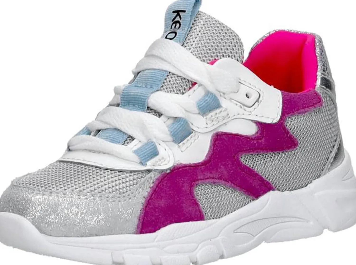 Keq Sneakers Laag Zilverkleur Sale