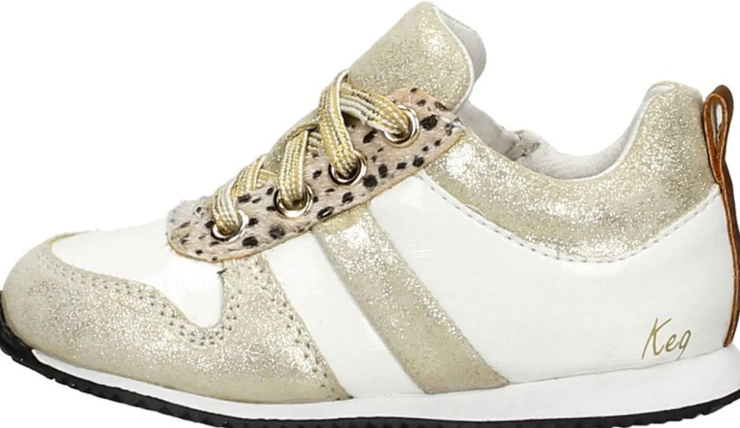 Keq Sneakers Laag Goudkleur Outlet
