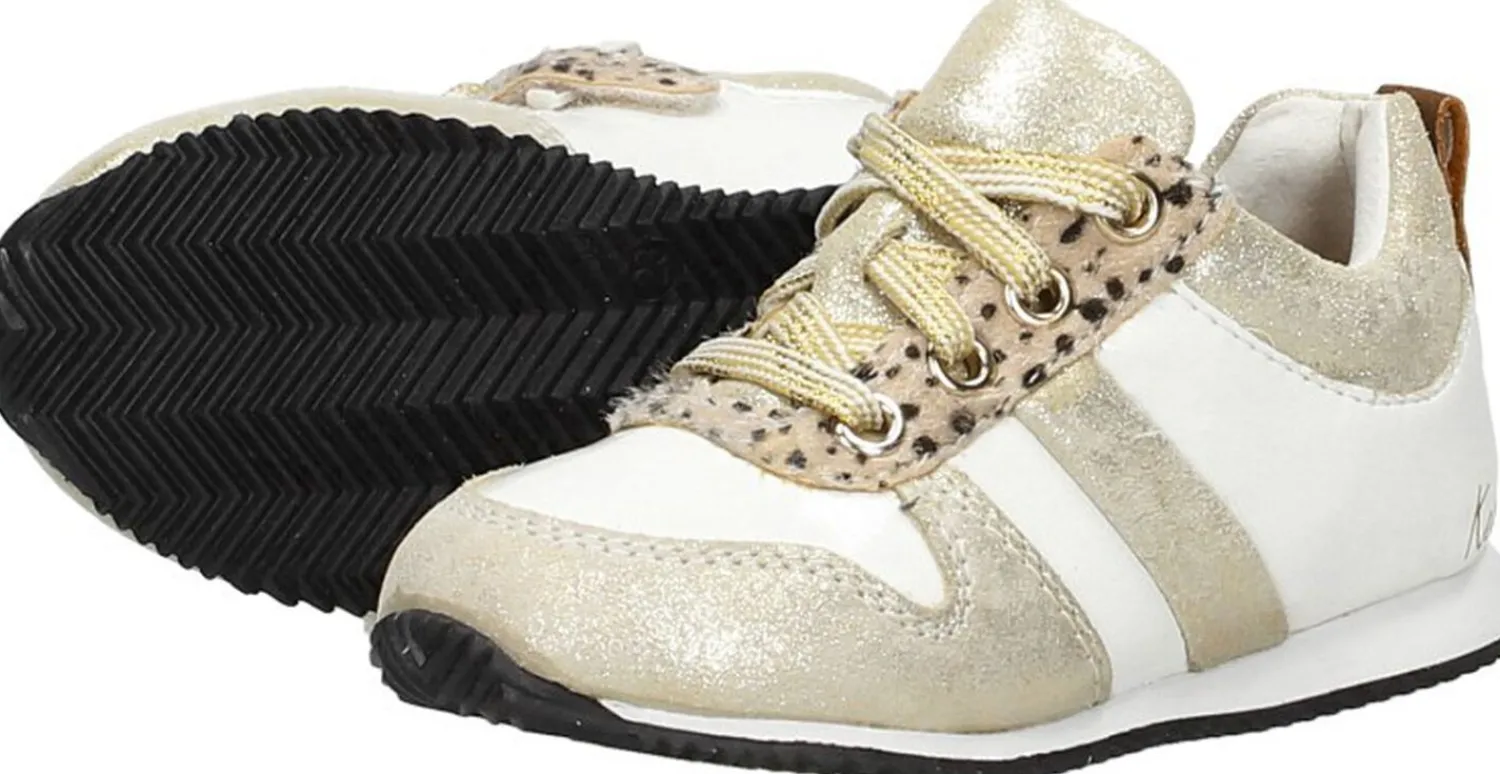 Keq Sneakers Laag Goudkleur Outlet