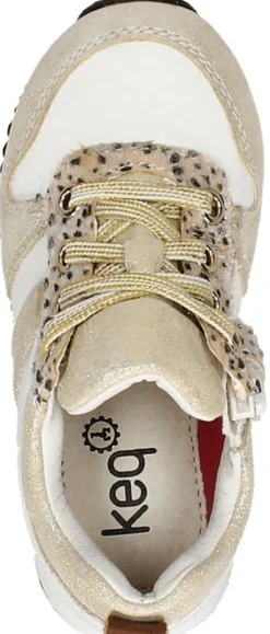 Keq Sneakers Laag Goudkleur Outlet