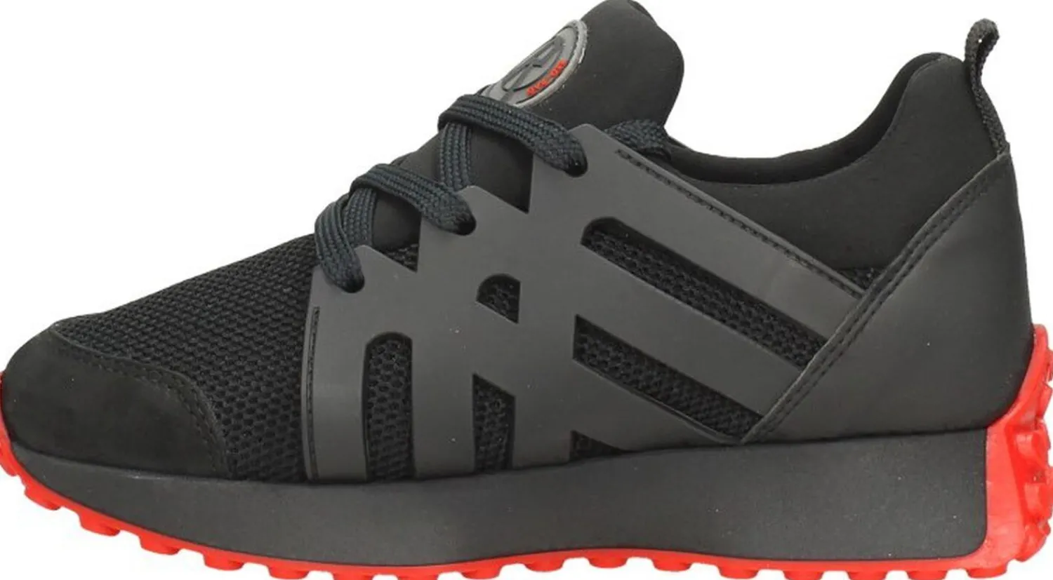 Red Rag Sneakers Laag Zwart Hot