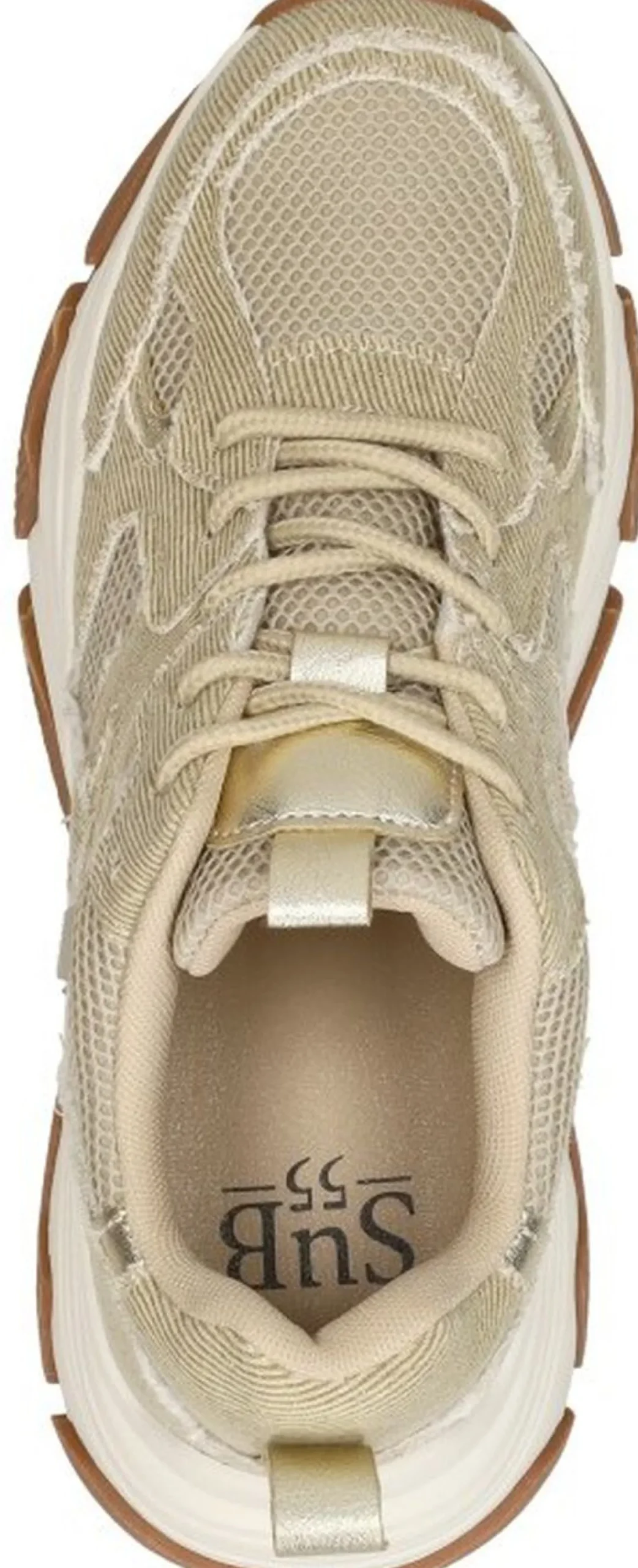 Sub55 Sneakers Laag Beige Hot