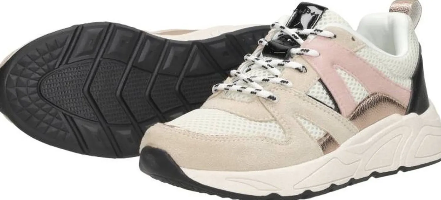 Sub55 Sneakers Laag Beige Clearance