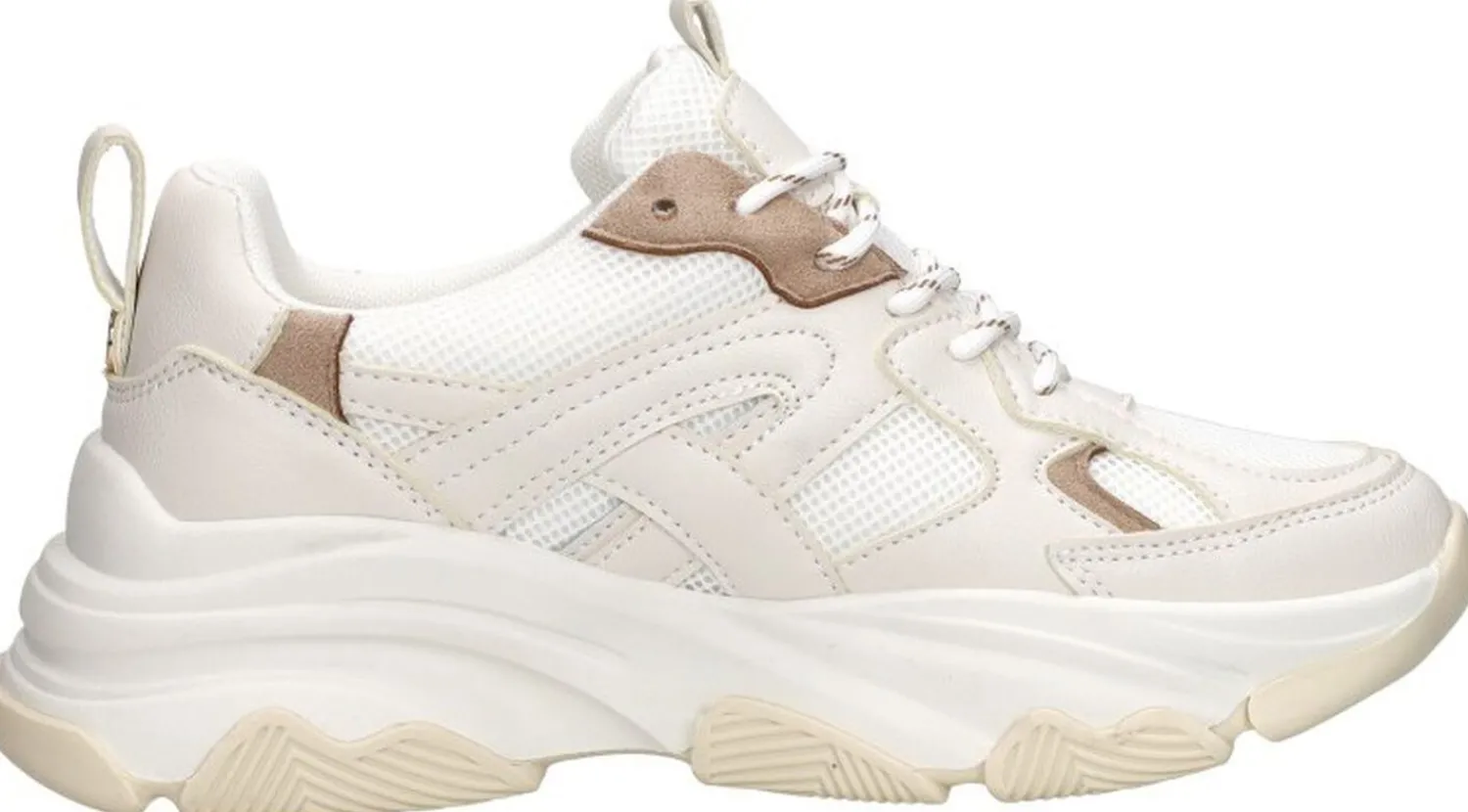 Sub55 Sneakers Laag Gebroken wit Best