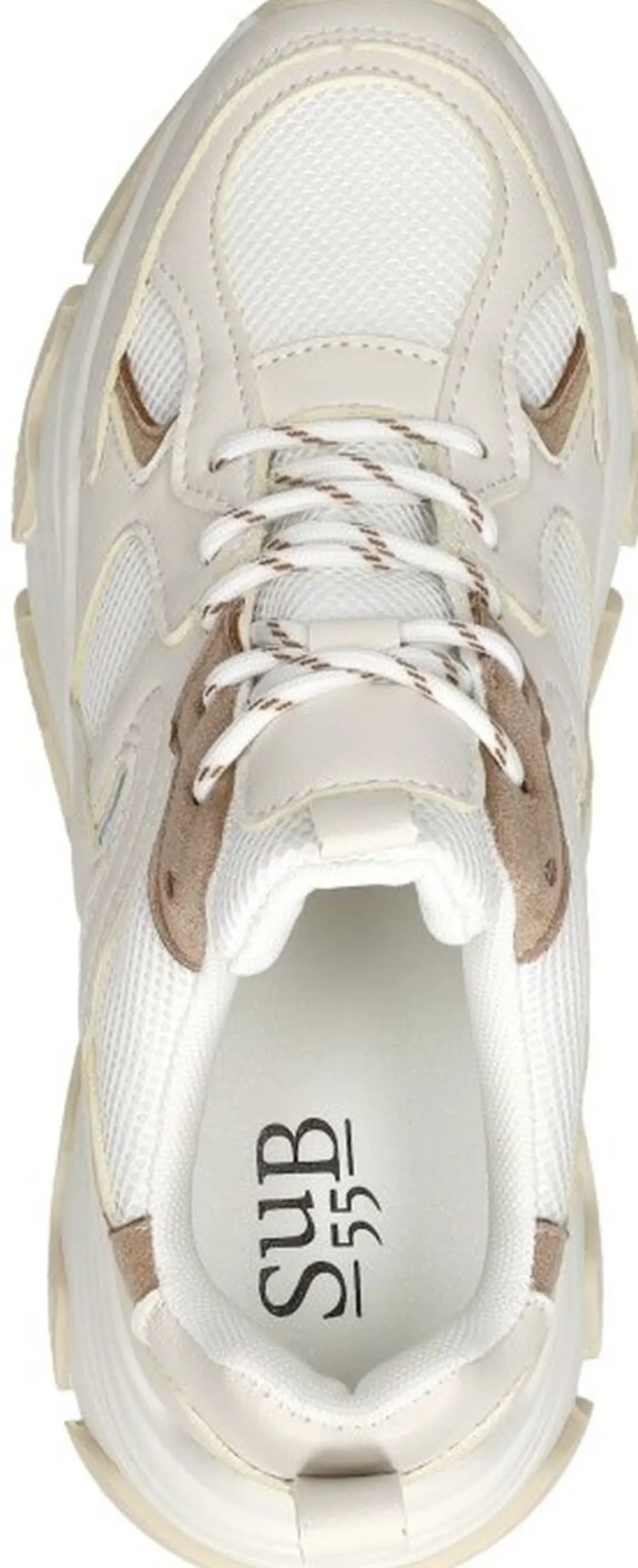 Sub55 Sneakers Laag Gebroken wit Best