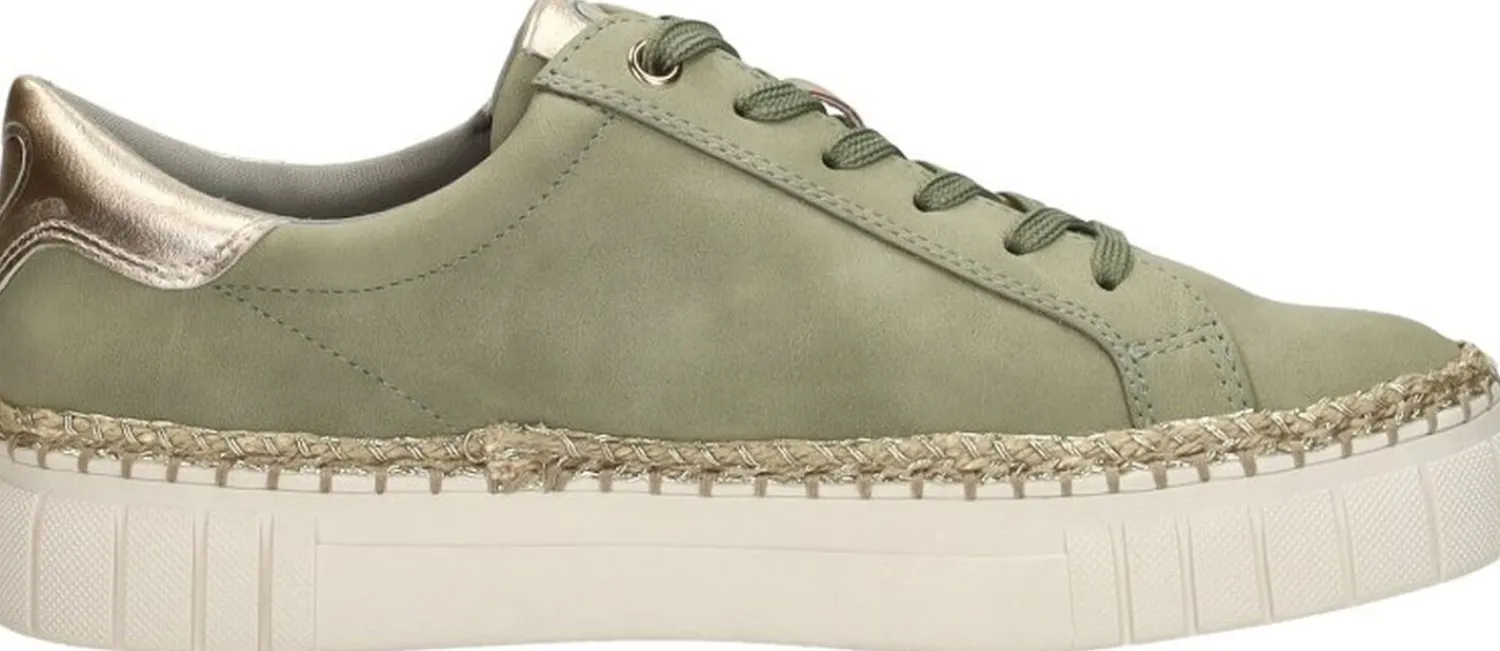 Marco Tozzi Sneakers Laag Groen Discount