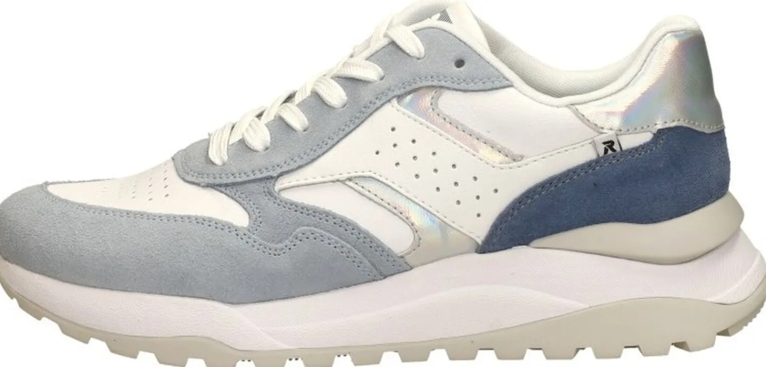 Rieker Sneakers Laag Licht blauw Discount