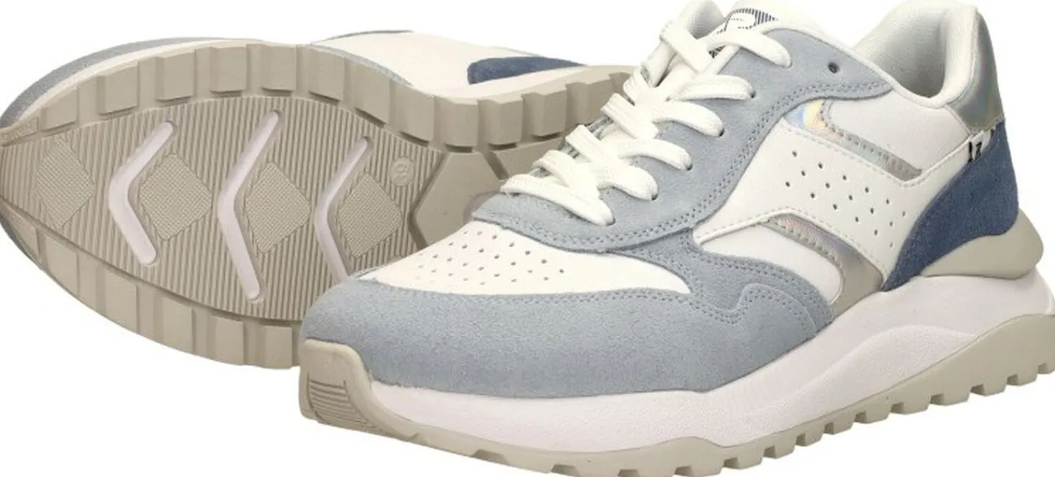 Rieker Sneakers Laag Licht blauw Discount