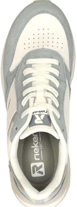 Rieker Sneakers Laag Licht blauw Discount