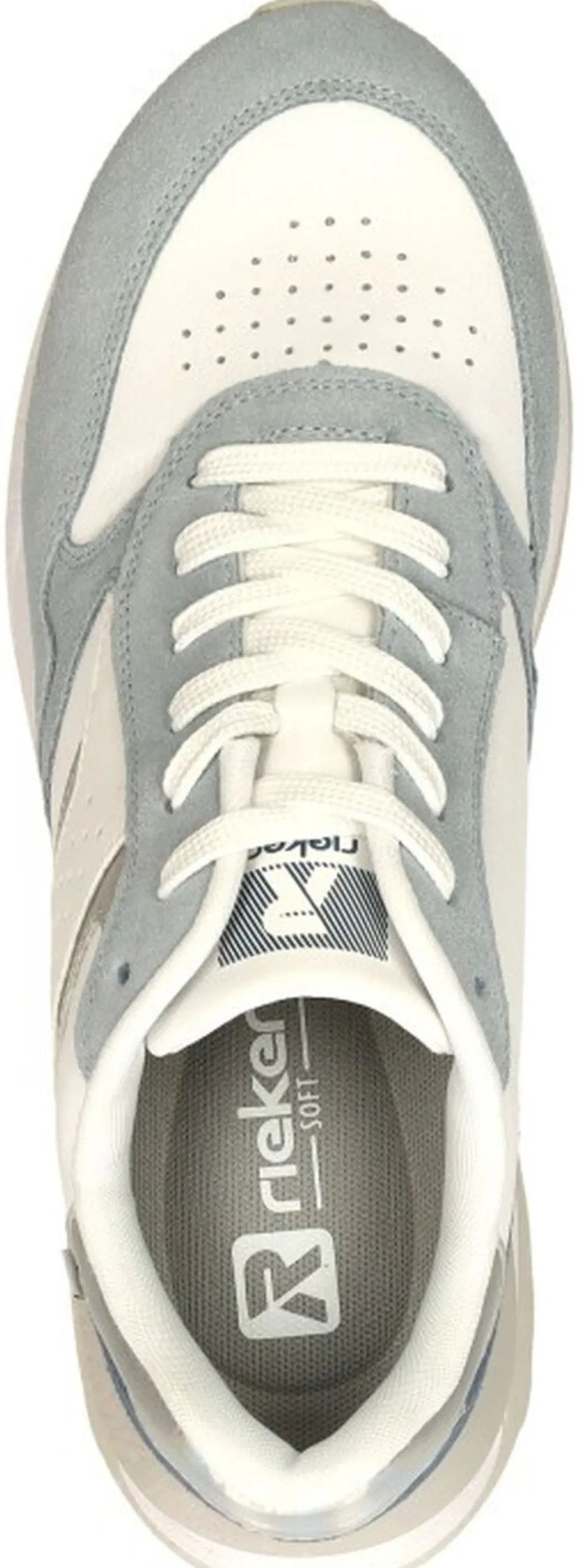 Rieker Sneakers Laag Licht blauw Discount