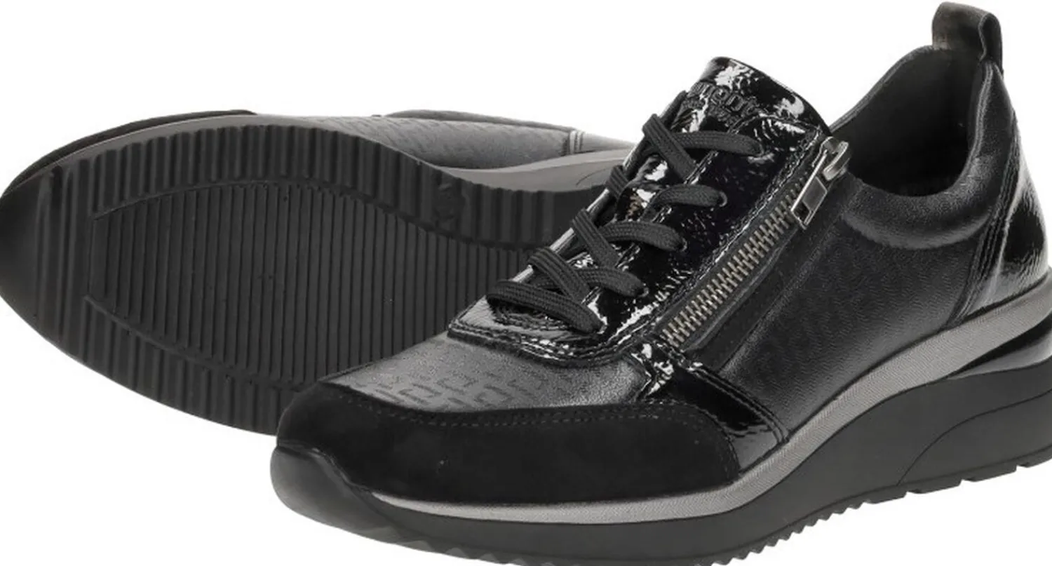 Remonte Sneakers Laag Zwart Fashion