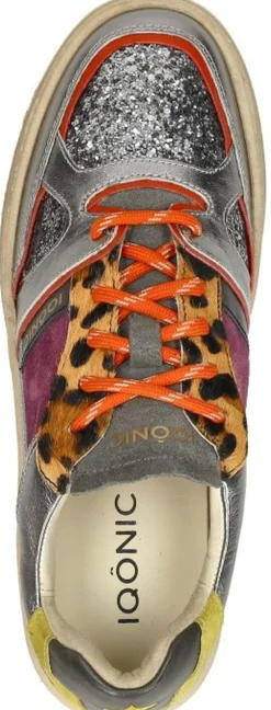 Iqonic Sneakers Laag Zilverkleur Online