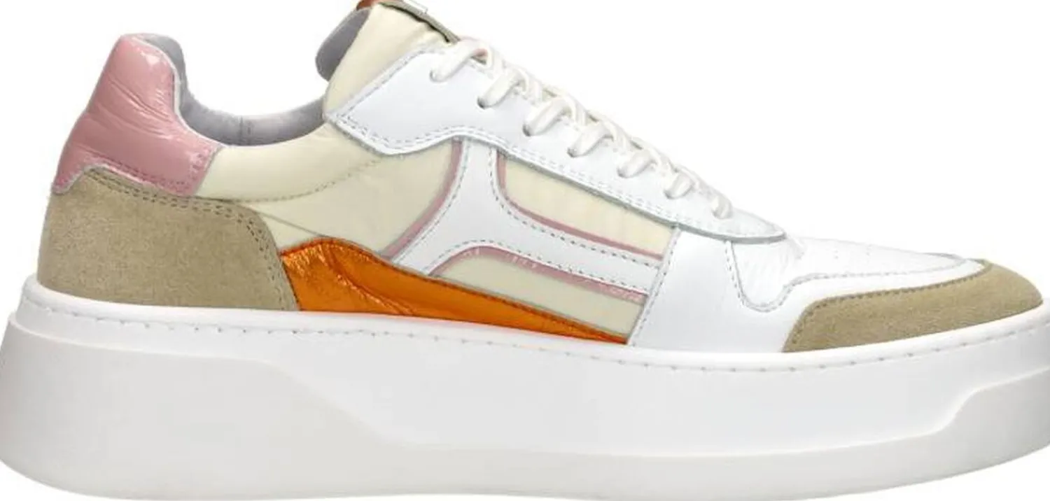 Red Rag Sneakers Laag Beige Hot