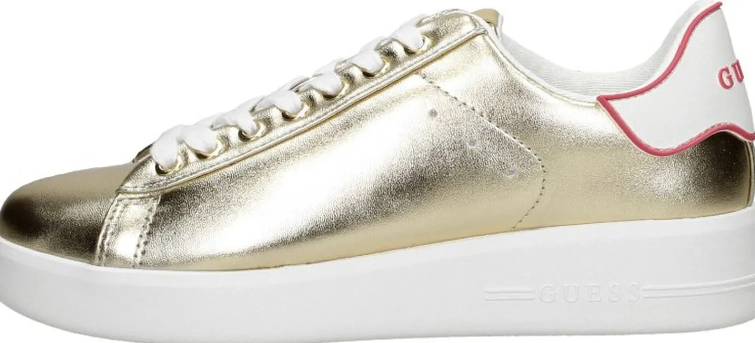 Guess Sneakers Laag Goudkleur Clearance