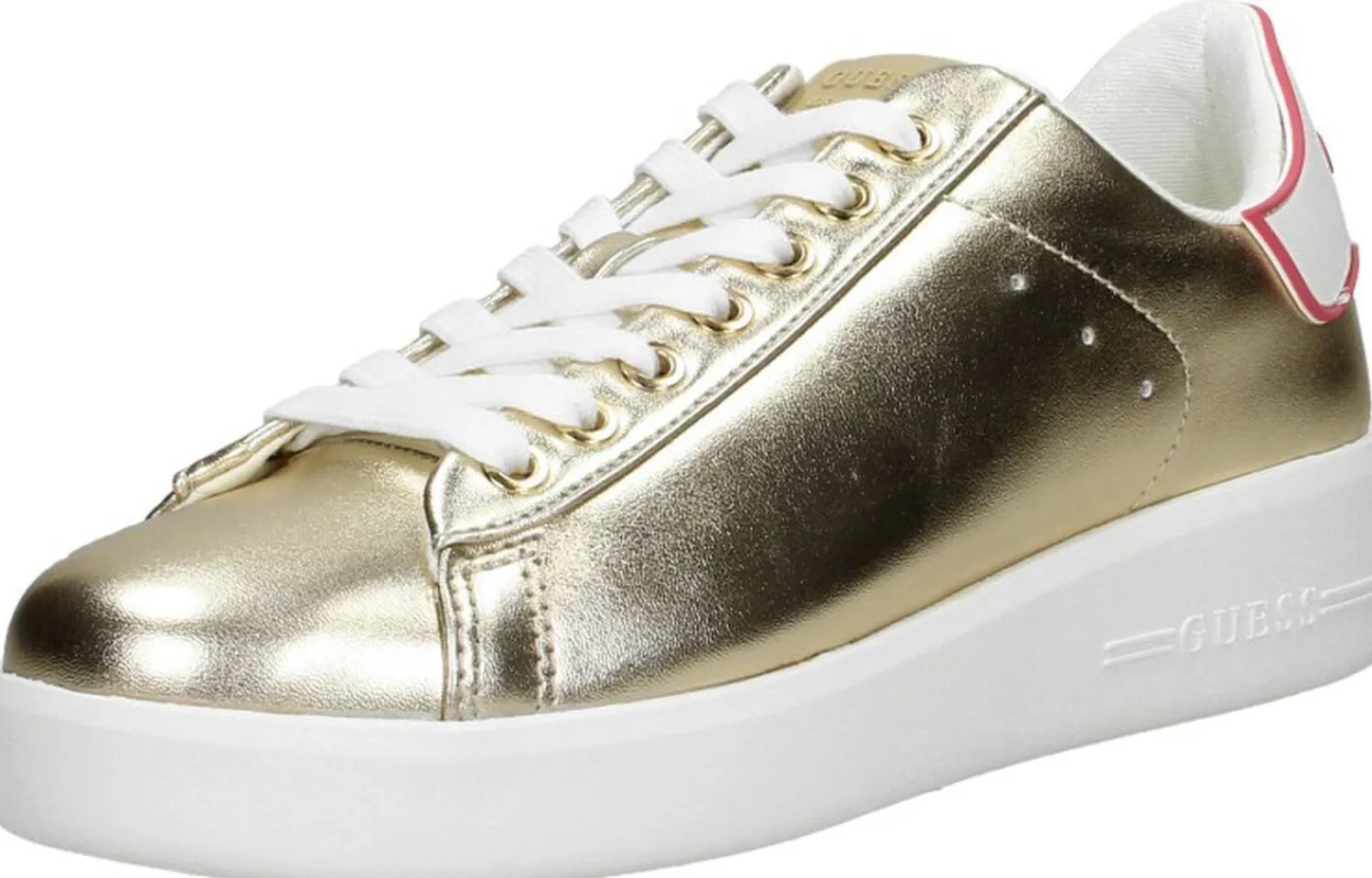 Guess Sneakers Laag Goudkleur Clearance