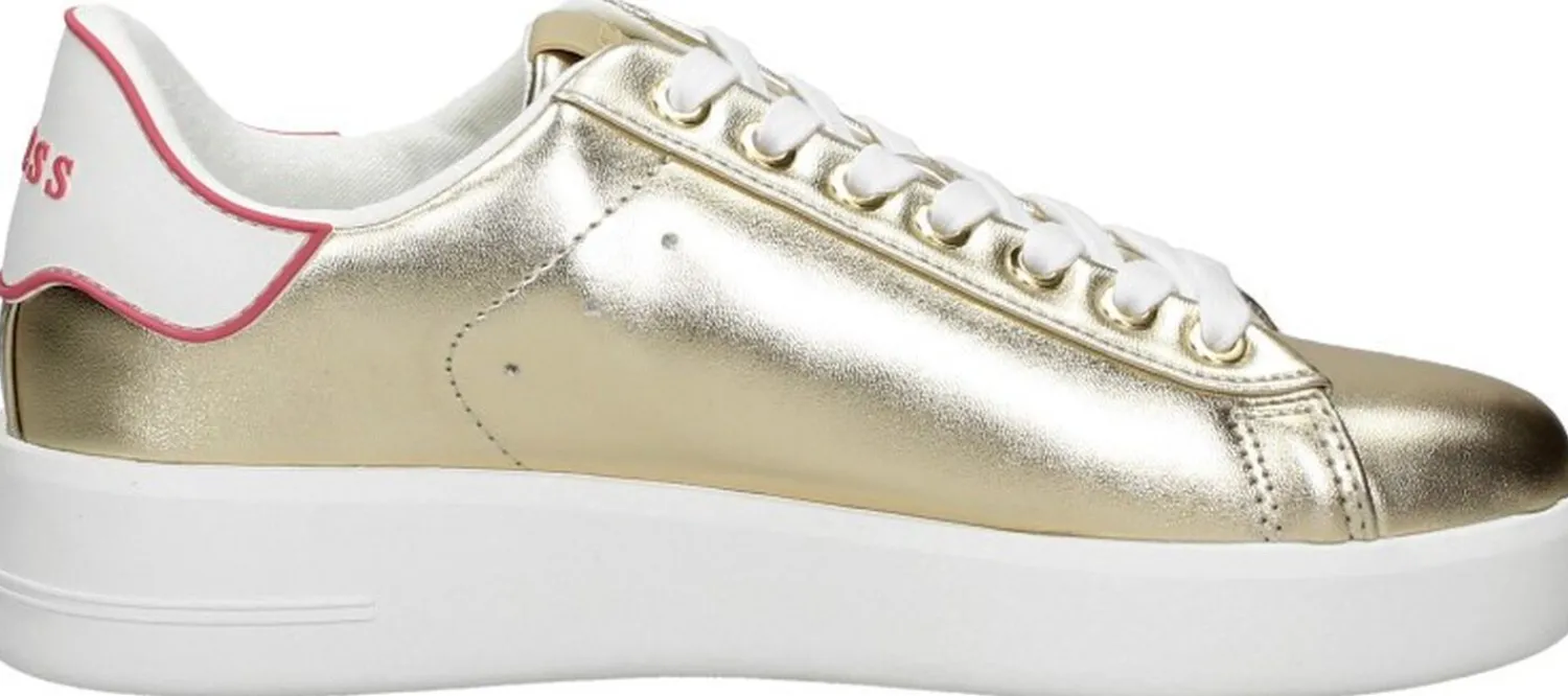 Guess Sneakers Laag Goudkleur Clearance