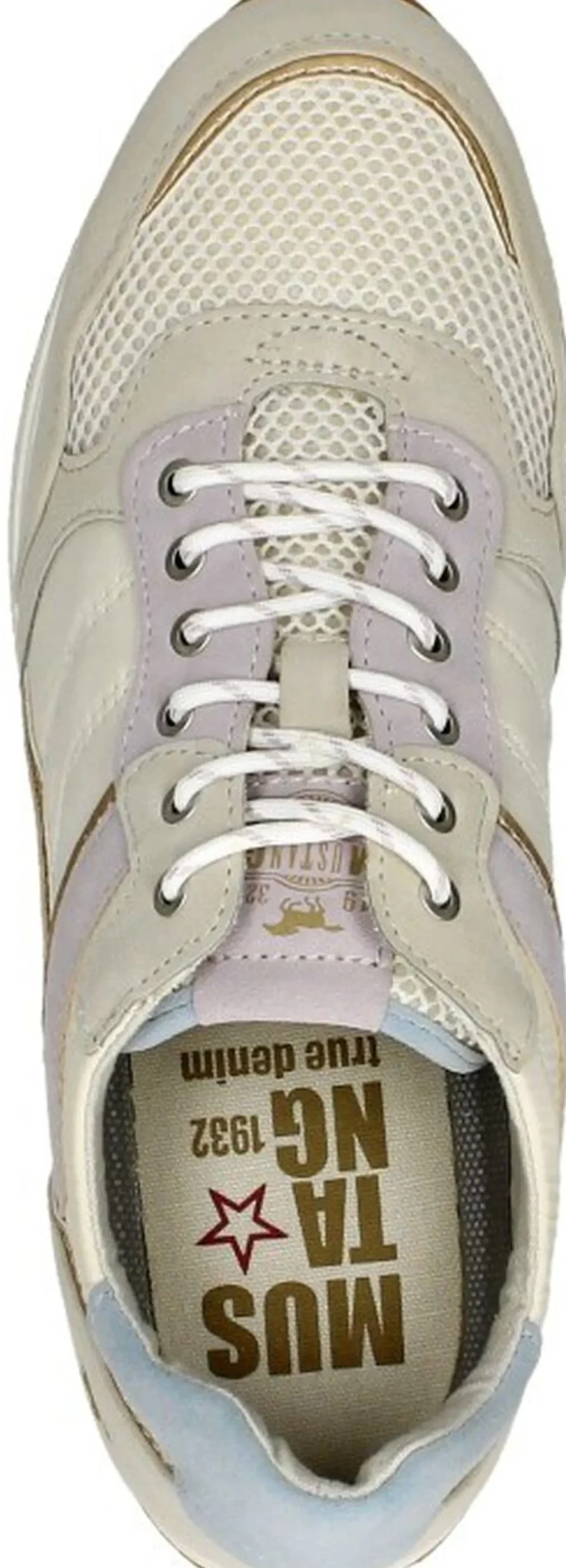 Mustang Sneakers Laag Beige Best
