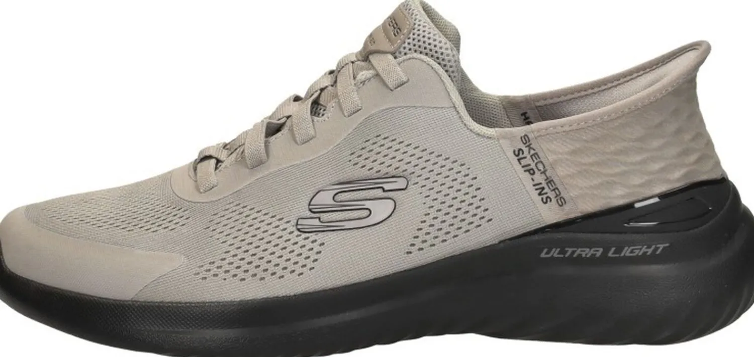Skechers Sneakers Laag Taupe Discount