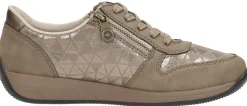 Rieker Sneakers Laag Beige Fashion