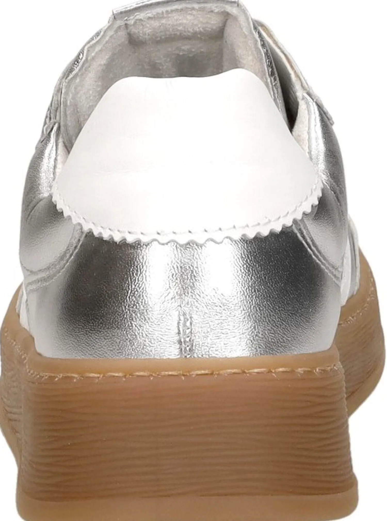 Gabor Sneakers Laag Zilverkleur Discount