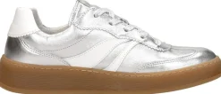 Gabor Sneakers Laag Zilverkleur Discount
