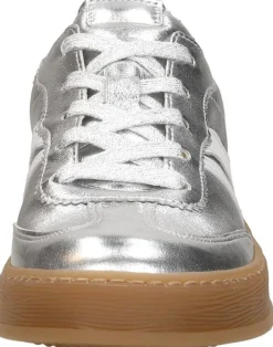 Gabor Sneakers Laag Zilverkleur Discount