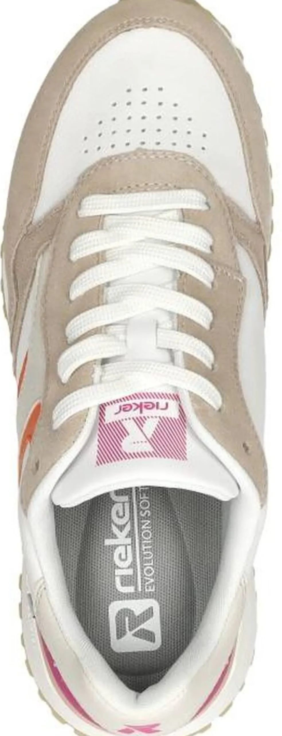 Rieker Sneakers Laag Wit Best