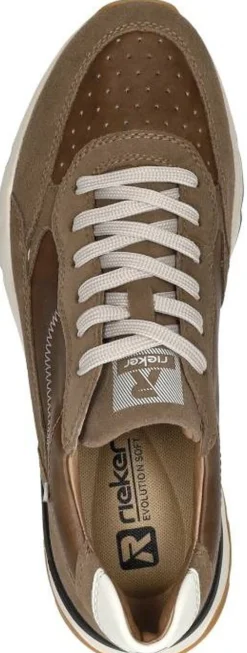 Rieker Sneakers Laag Taupe Outlet