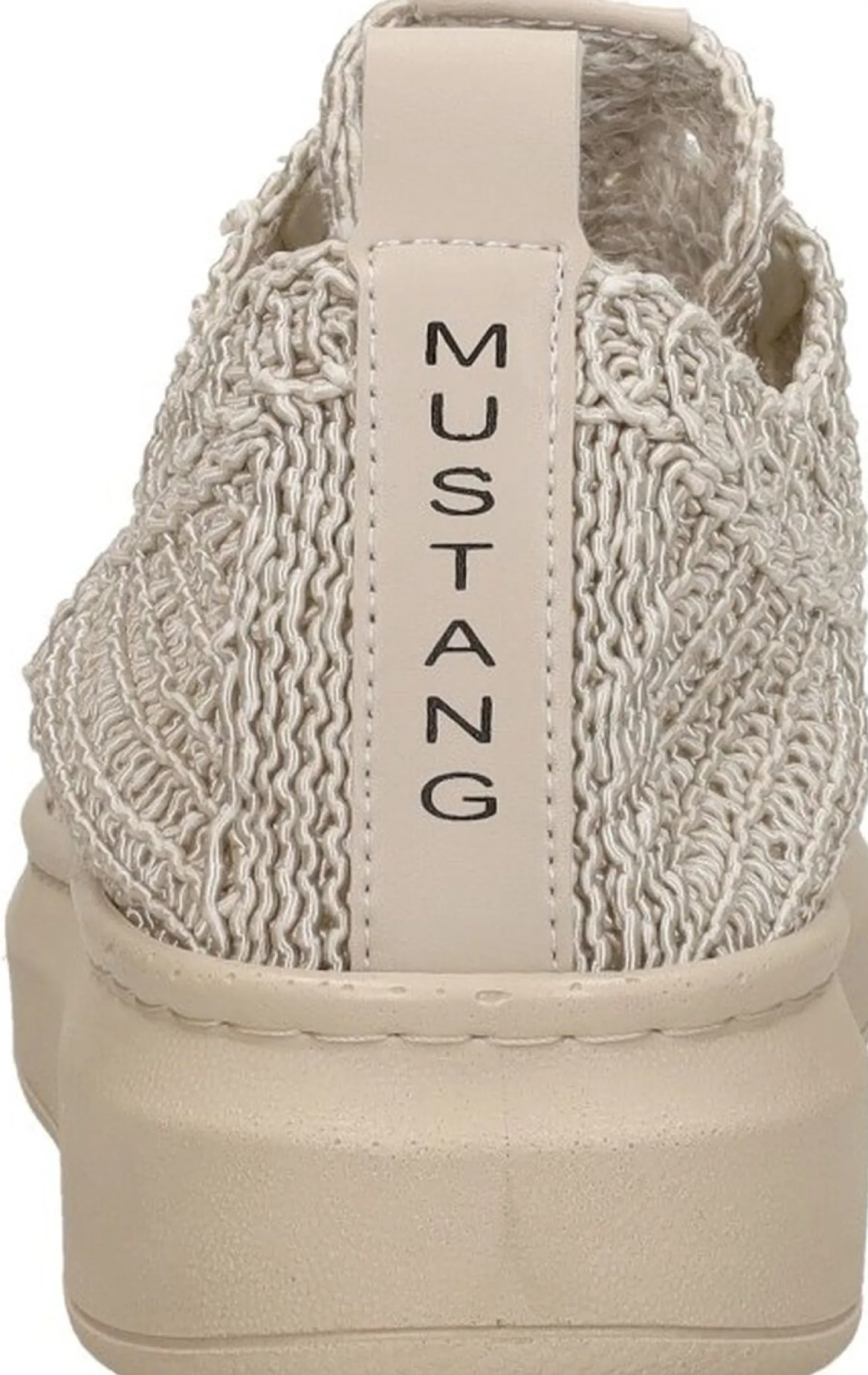 Mustang Sneakers Laag Beige Clearance