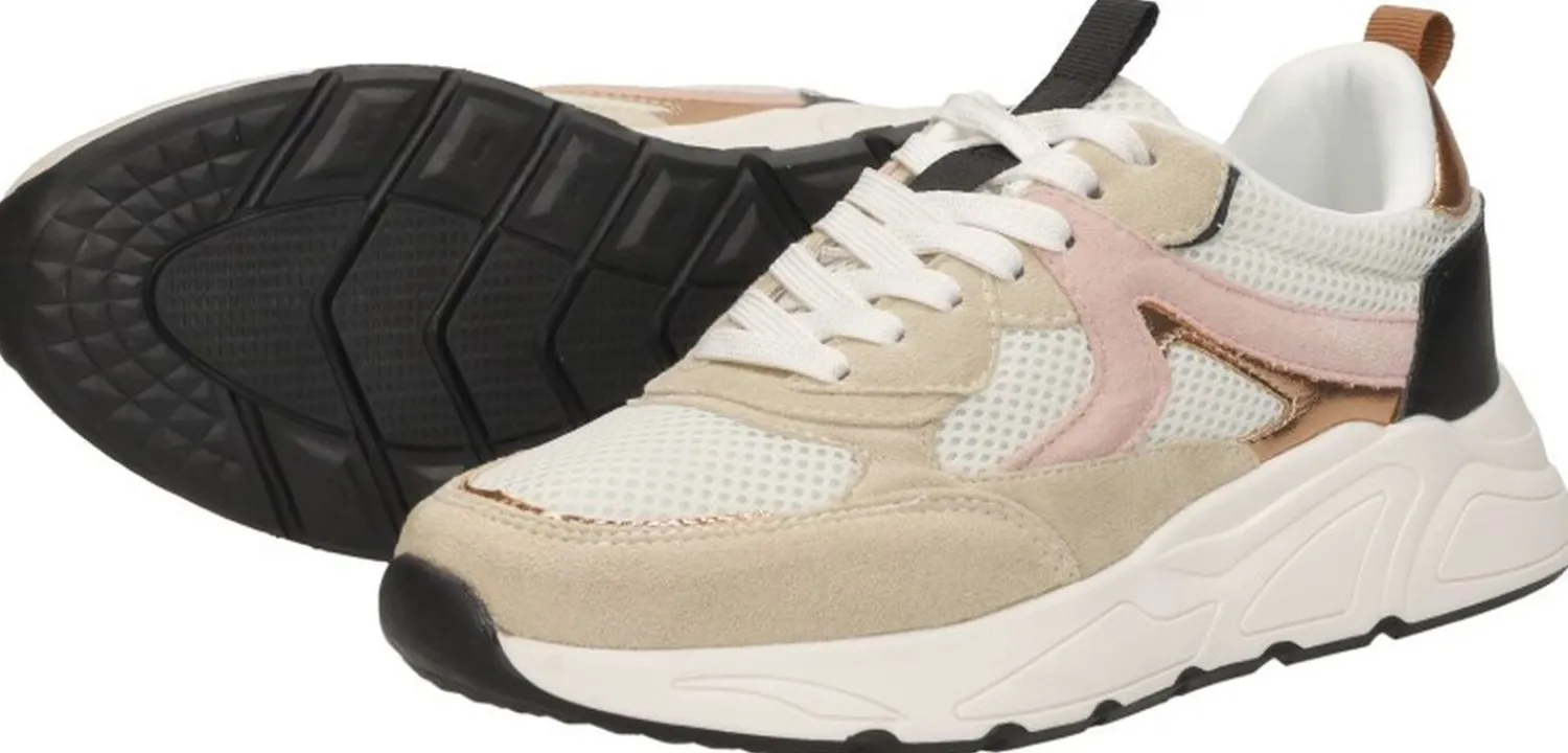 Sub55 Sneakers Laag Beige Discount