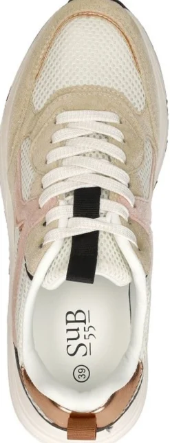 Sub55 Sneakers Laag Beige Discount