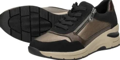 Rieker Sneakers Laag Donkerbruin New