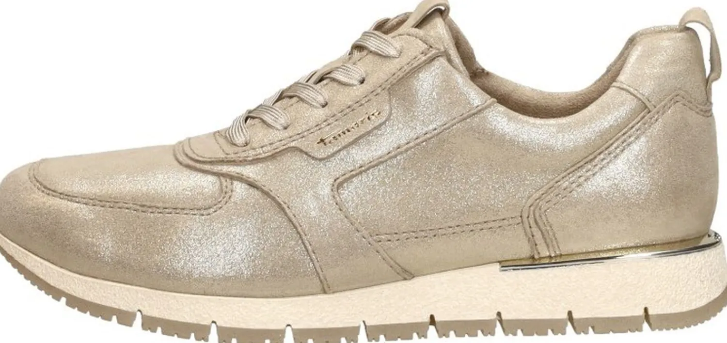 Tamaris Sneakers Laag Goudkleur New