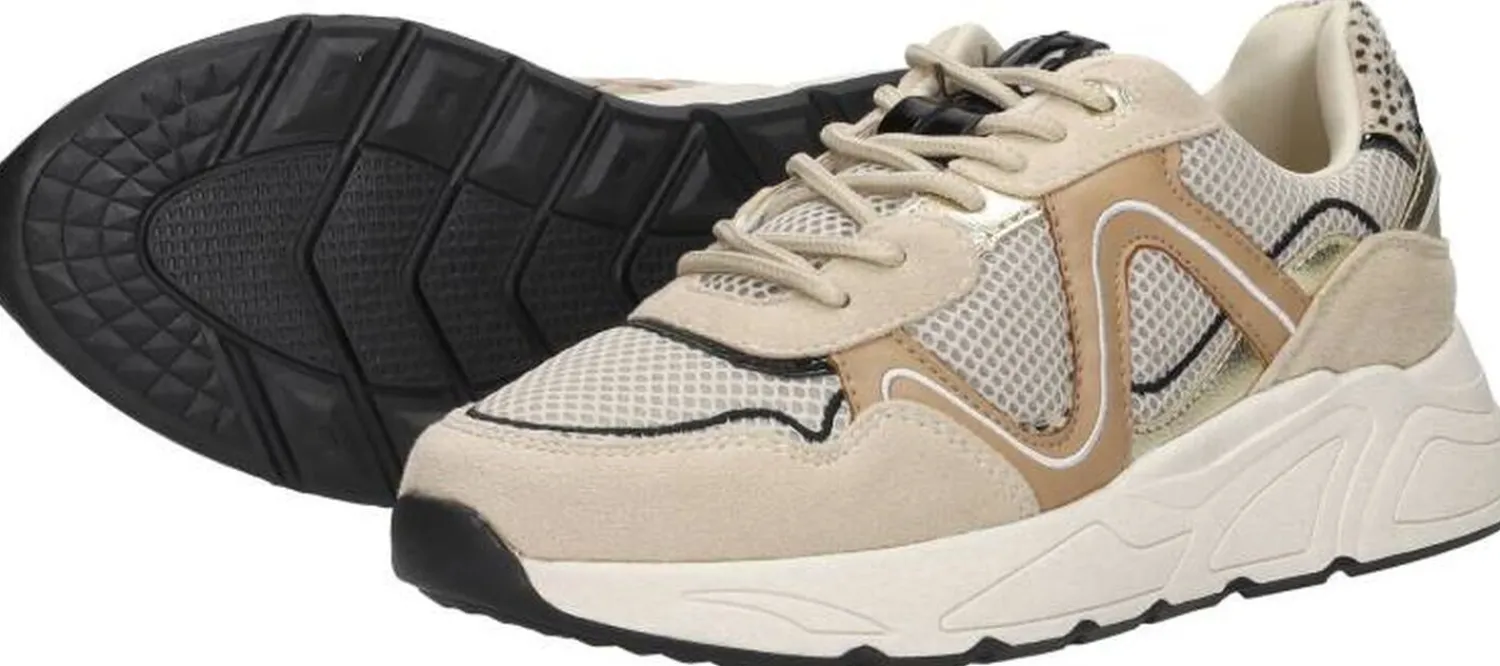 Sub55 Sneakers Laag Beige Hot