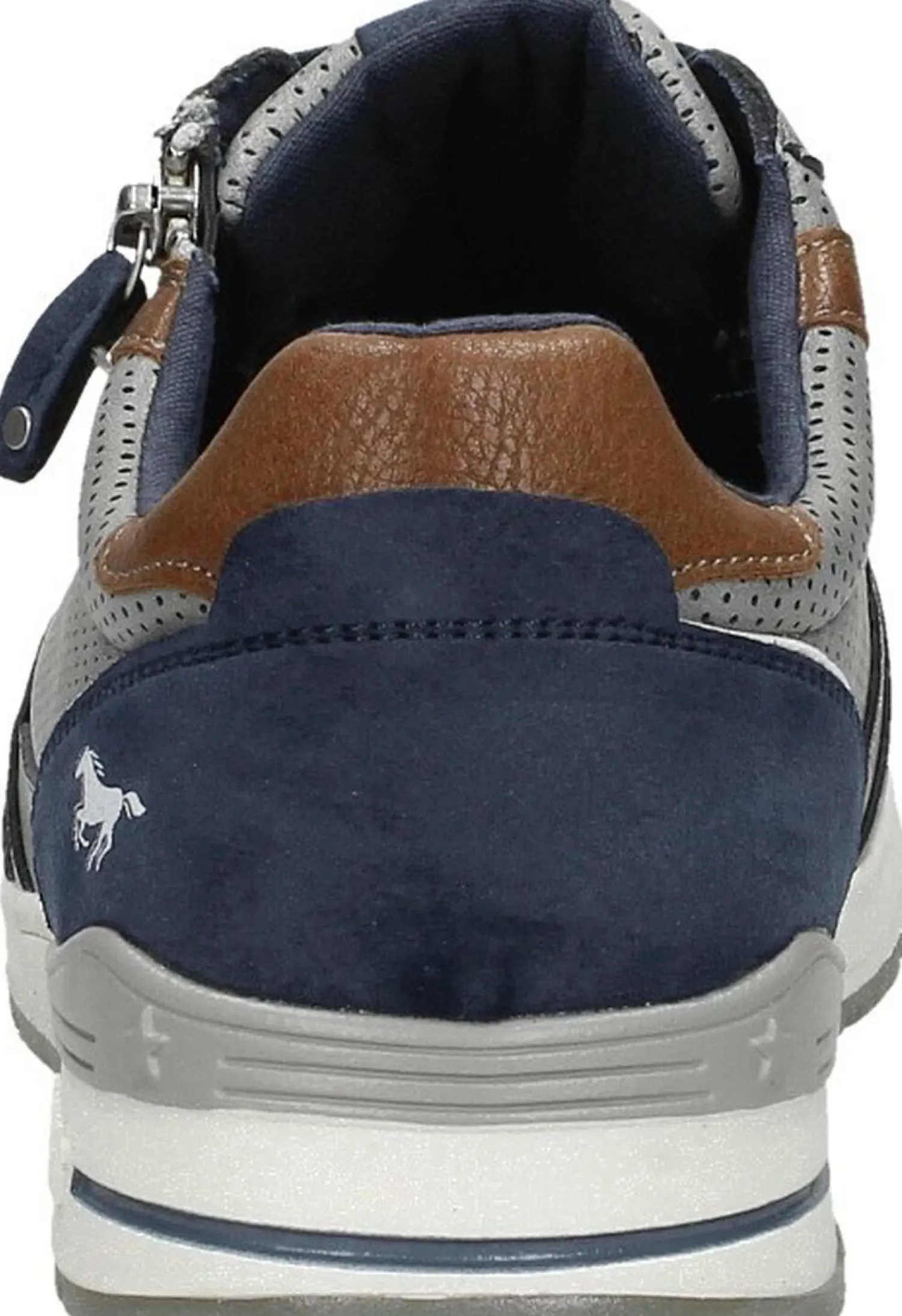Mustang Sneakers Laag Donkergrijs Fashion