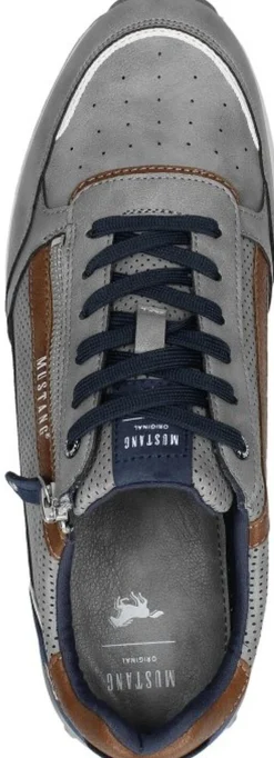 Mustang Sneakers Laag Donkergrijs Fashion