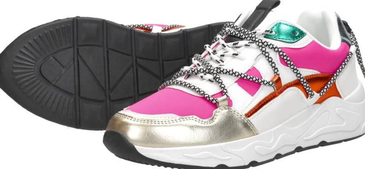 Sub55 Sneakers Laag Fuchsia Fashion