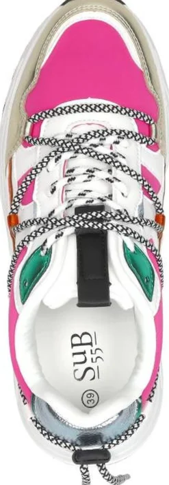 Sub55 Sneakers Laag Fuchsia Fashion
