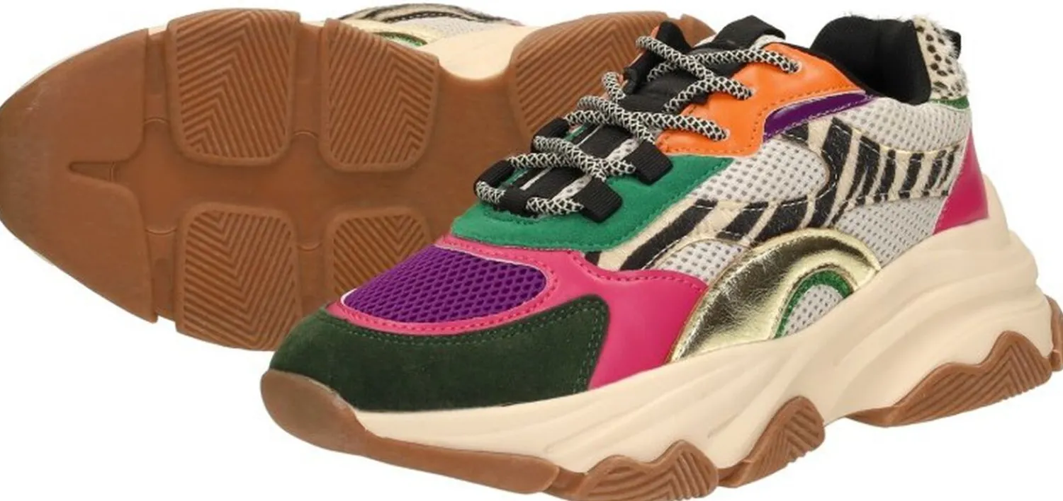 Sub55 Sneakers Laag Groen Discount
