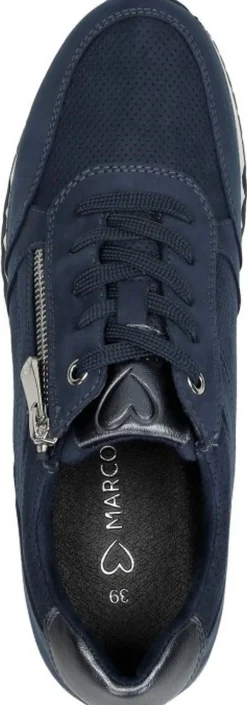 Marco Tozzi Sneakers Laag Blauw Outlet